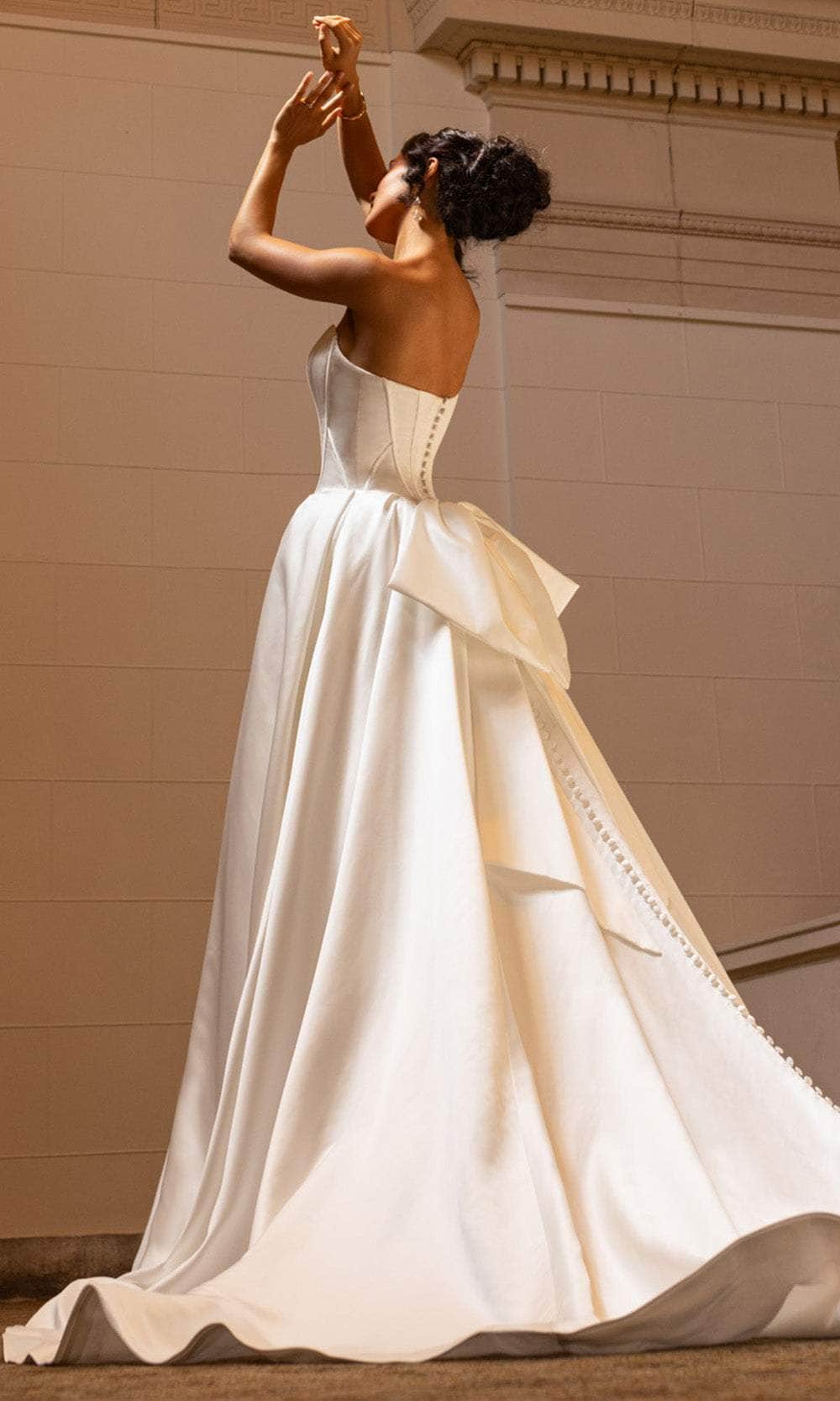 Rachel Allan RB5092 Sweetheart Wedding Gown with Luxurious Pleats