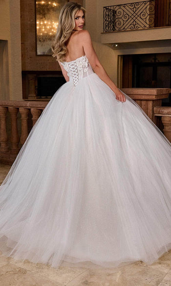 Rachel Allan RB6160 Strapless Sweetheart Wedding Ballgown