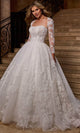 Rachel Allan RB6161 Detachable Sleeve Sweetheart Bridal Gown