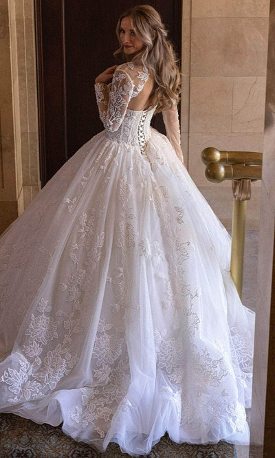 Rachel Allan RB6161 Detachable Sleeve Sweetheart Bridal Gown