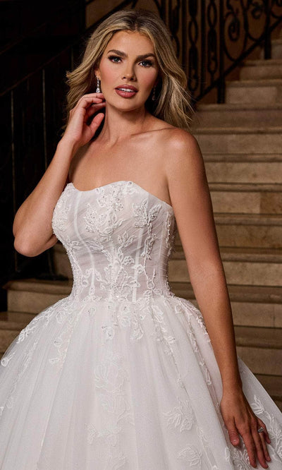 Rachel Allan RB6161 Detachable Sleeve Sweetheart Bridal Gown