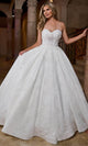 Rachel Allan RB6168 Sweetheart Corset Ballgown with Lace Appliques