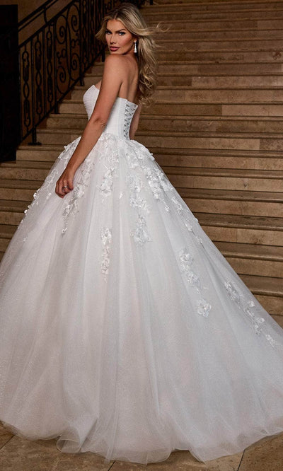 Rachel Allan RB6170 Off-Shoulder Floral Corset Ballgown