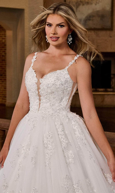 Rachel Allan RB6171 Elegant Sleeveless Ballgown with Lace-Up Back