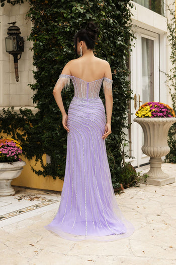 Red Carpet Dress Off The Shoulder Sheath Gown By Royal Queen RQ8162 - Dress