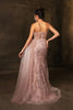 Red Carpet Dress Sleeveless Sheath Sequin Gown By Royal Queen RQ8176 - Dress