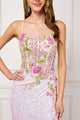 Red Carpet Dress Square Neck A-Line Gala Gown By Amelia Couture 2053 - Dress