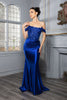 Red Carpet Dress Strapless Mermaid Prom Gown By May Queen MQ2153 - ROYAL BLUE / 4 - Dress