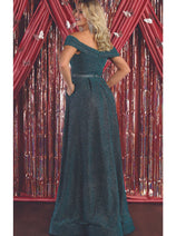 Red Carpet Glitter Formal Dress