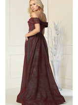 Red Carpet Glitter Formal Dress