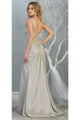 Red Carpet Metallic Formal Dress