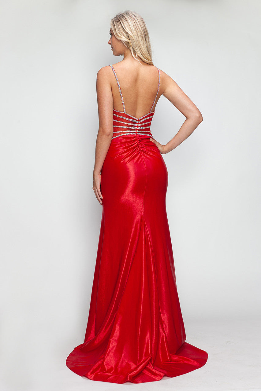 Evening Dress Sweetheart Spaghetti Strap Mermaid Gown By Lenovia 8344