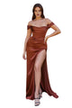 Removable Off-Shoulder Straps Long Prom Dress 2025 Elegant Formal Gown - SIENNA / 2 - Dress