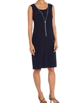 RM Richards 2643 NAVY Bell Sleeve Floral 2-Pc Jacket Dress