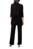 RM Richards 5589 Black Mock Jacket 2-Piece Evening Pant Set