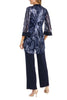 RM Richards 9731 NAVY 3-Piece Sequined Formal Pants Suit