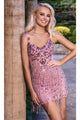 Roaring 1920s Dress for Womens Fashion in Pink Style PS24893C - Pink