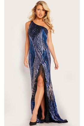 Roaring 1920s Dress for Womens Fashion in Purple Style 36377A
