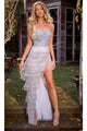 Roaring 1920s Dress for Womens Fashion in Silver Style PS24813 - Silver / 00