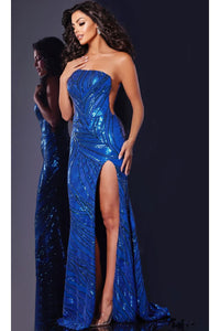 Royal Blue Sequin Prom Dress: Jovani 43399 - Royal / Prom