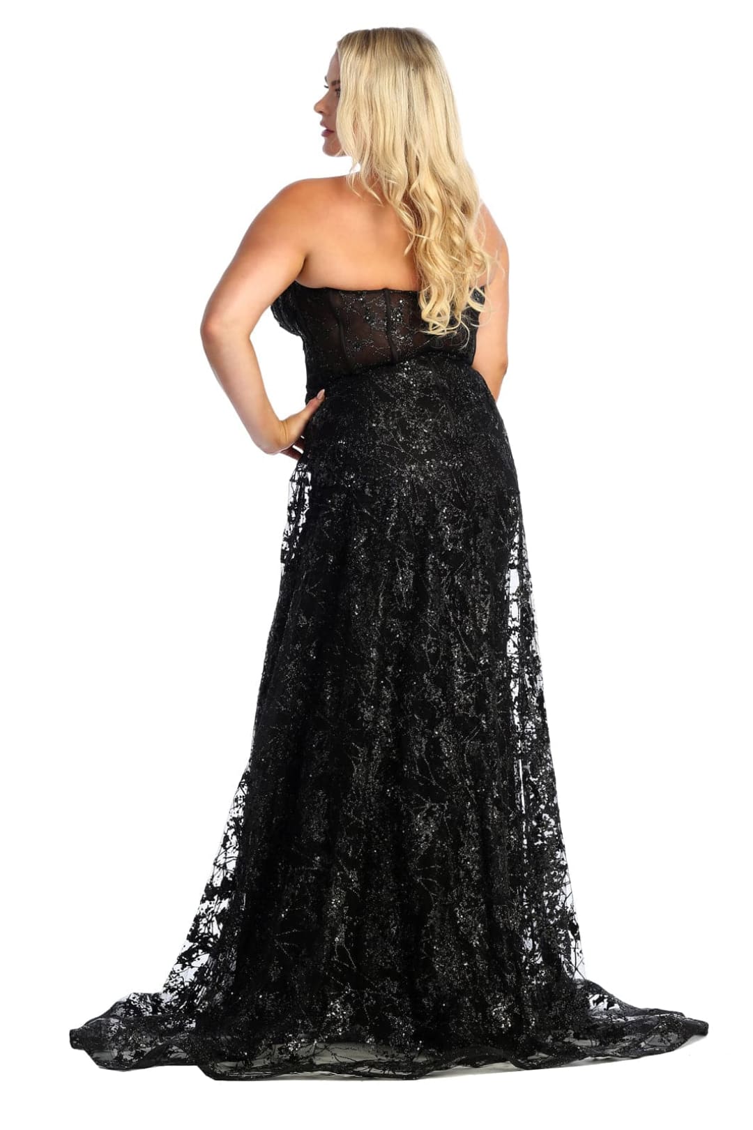 Red Carpet Stunning Lace Gown - LA1837