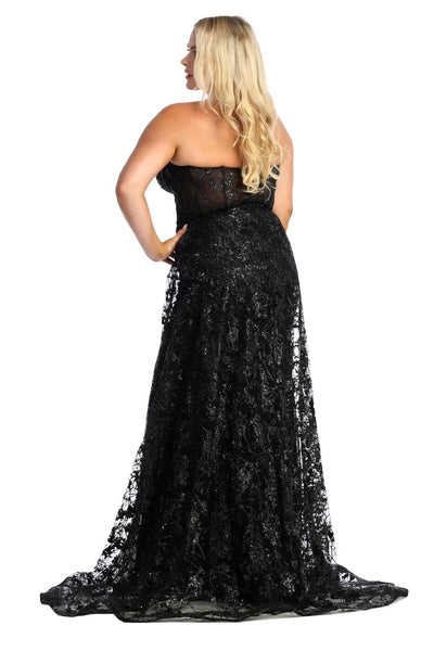 Red Carpet Stunning Lace Gown - LA1837