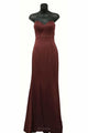 Simple Sweetheart Dress - Burgundy / 2