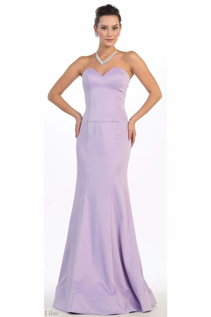 Simple Sweetheart Dress - Lilac / 4