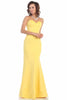 Simple Sweetheart Dress - Yellow / 2