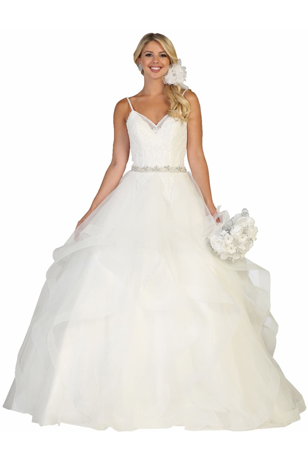 Princess Bridal Gown - Ivory / 4