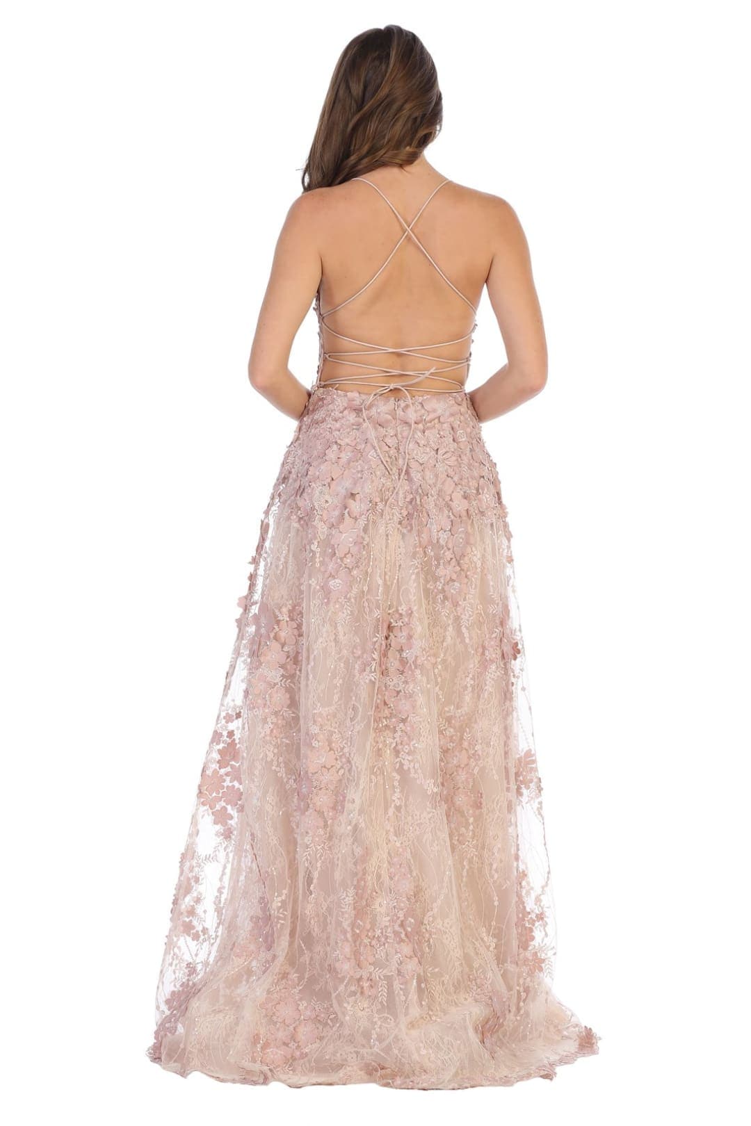 Thigh High Slit Prom Dress