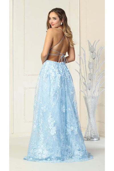 Thigh High Slit Prom Dress