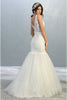 Sexy Lace Vintage Bridal Gown - LA7849 - Ivory / 4