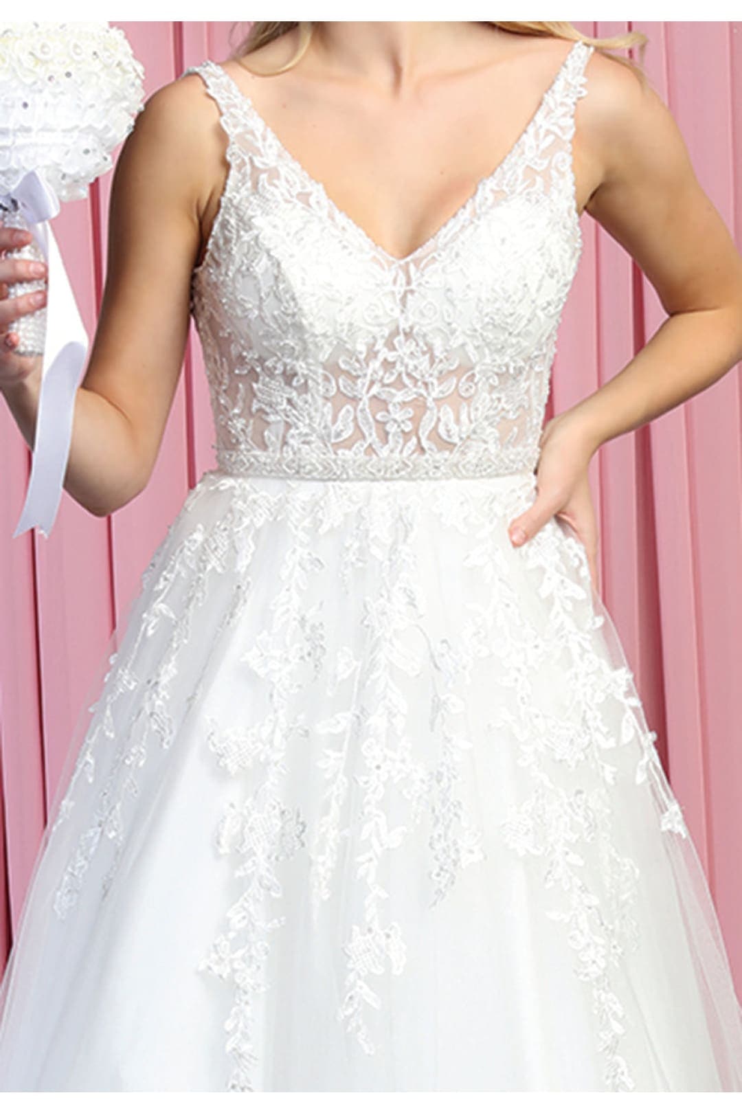 Formal Wedding Ivory Gown - Dress