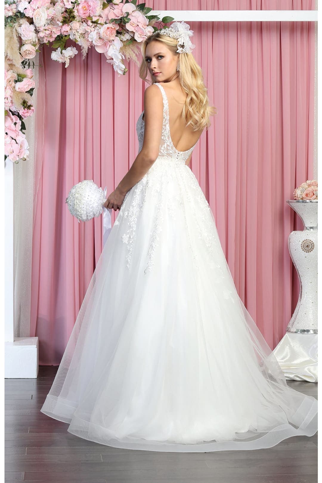 Formal Wedding Ivory Gown - Dress