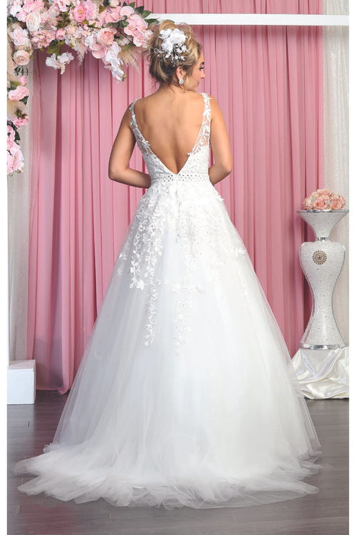 Ivory Wedding Destination Formal Gown - Dress