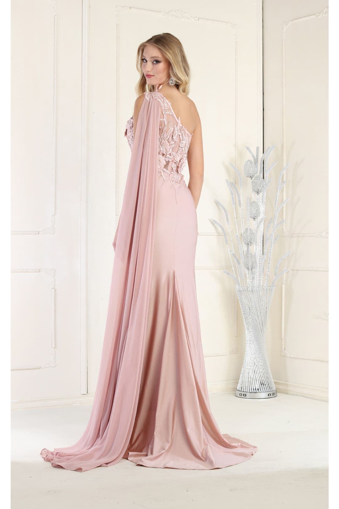 Prom Dress With Cape