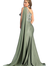 Plus Size Long Evening Gown Maxi Formal Dress for Women By Royal Queen RQ7943
