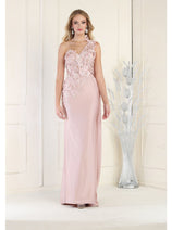 Plus Size Long Evening Gown Maxi Formal Dress for Women By Royal Queen RQ7943