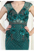 Royal Queen RQ7951 3D Floral Applique Evening Dress - Dress