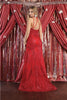 Royal Queen RQ7952 Sleeveless Deep V-Neck Gala Gown - Dress