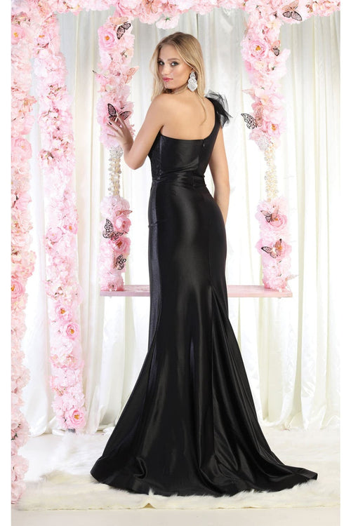 Royal Queen RQ7962 One Shoulder Red Carpet Gown - Dress
