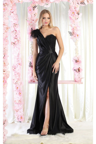 Royal Queen RQ7962 One Shoulder Red Carpet Gown - Dress