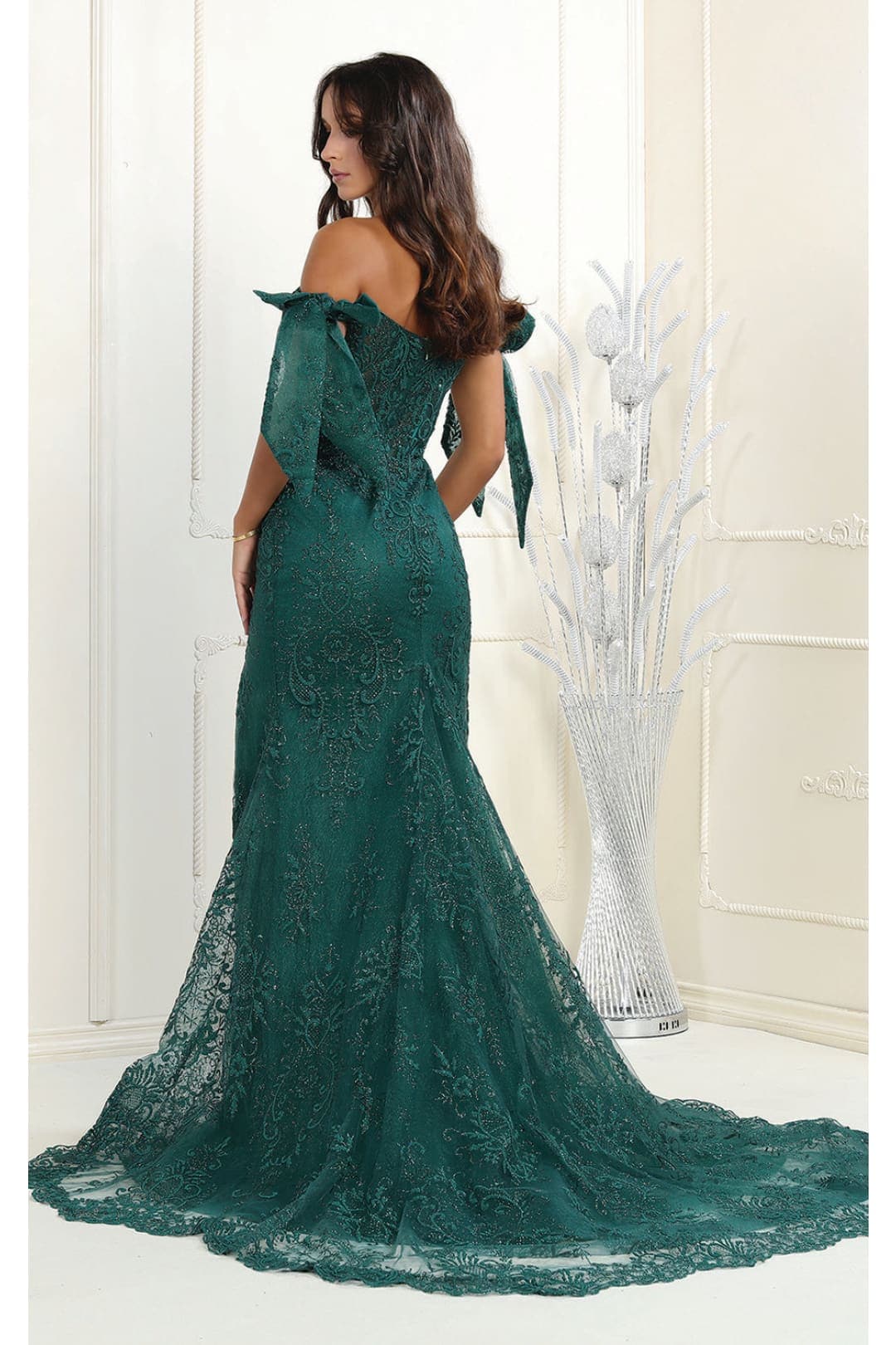 Royal Queen RQ7966 Off Shoulder Pageant Gown - Dress