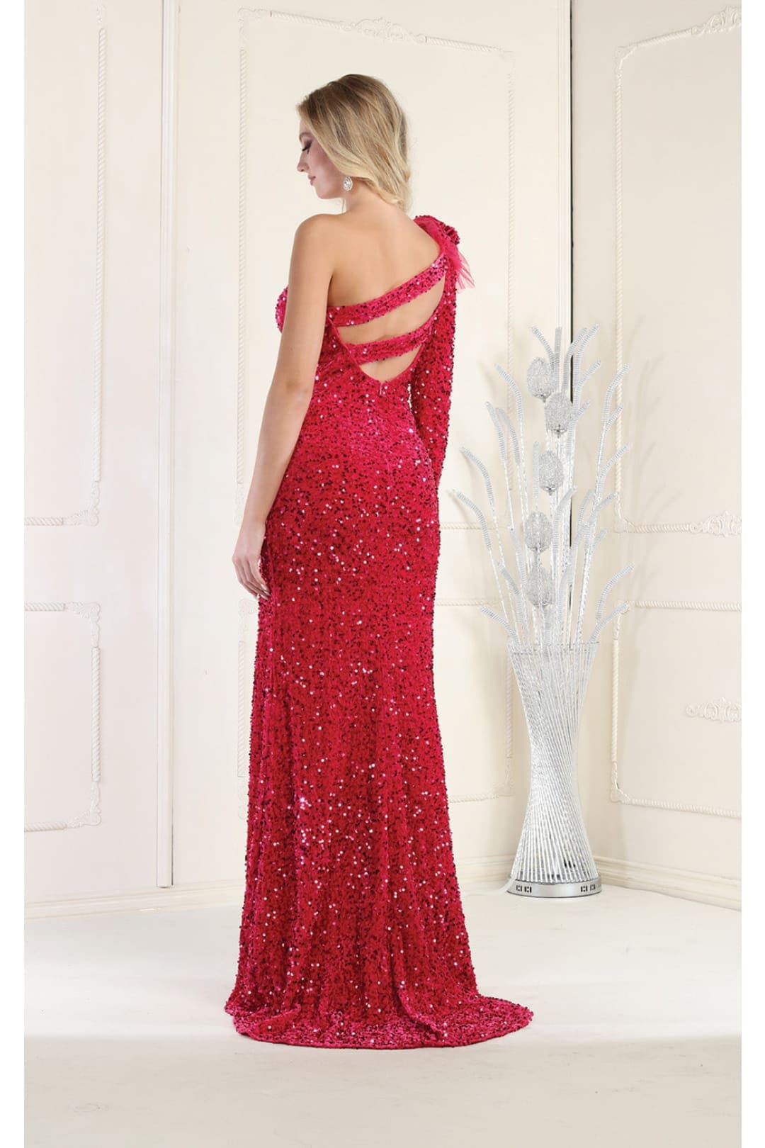 Royal Queen RQ7970 High Slit Prom Formal Gown - Dress