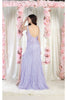 Royal Queen RQ7976 3D Lace Applique Prom Dress - Dress