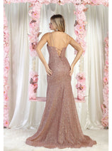 Royal Queen RQ7981 Embellished Corset Back Prom Gown