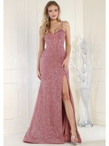 Royal Queen RQ7981 Embellished Corset Back Prom Gown