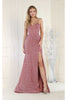 Royal Queen RQ7981 Sleeveless Glitter Prom Gown - Dress