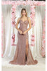 Royal Queen RQ7981 Sleeveless Glitter Prom Gown - Dress